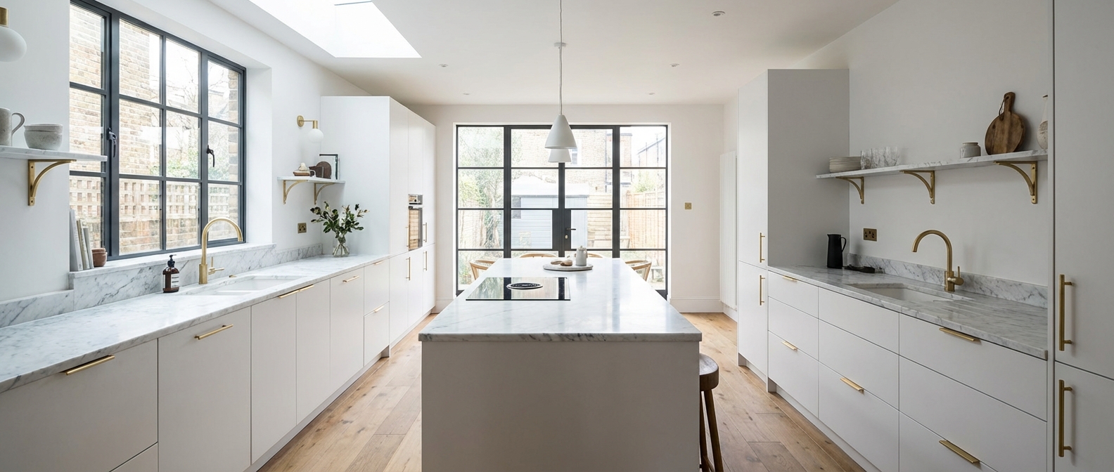 Fitted kitchen installation