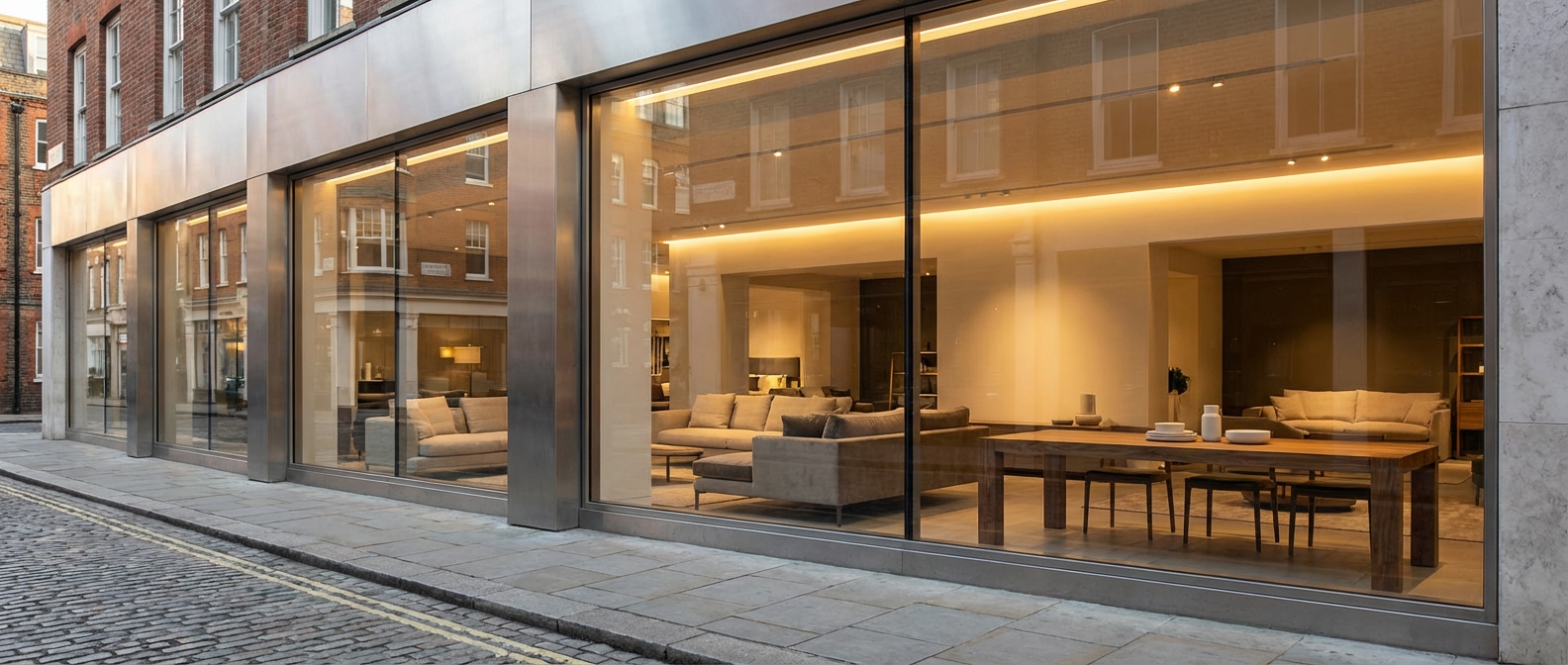 Kitchen and furniture showroom